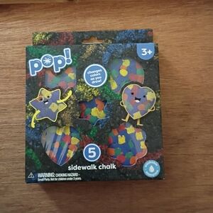 POP, Sidewalk Chalk, Changes Colors As You Draw, NIB, Ages 3+